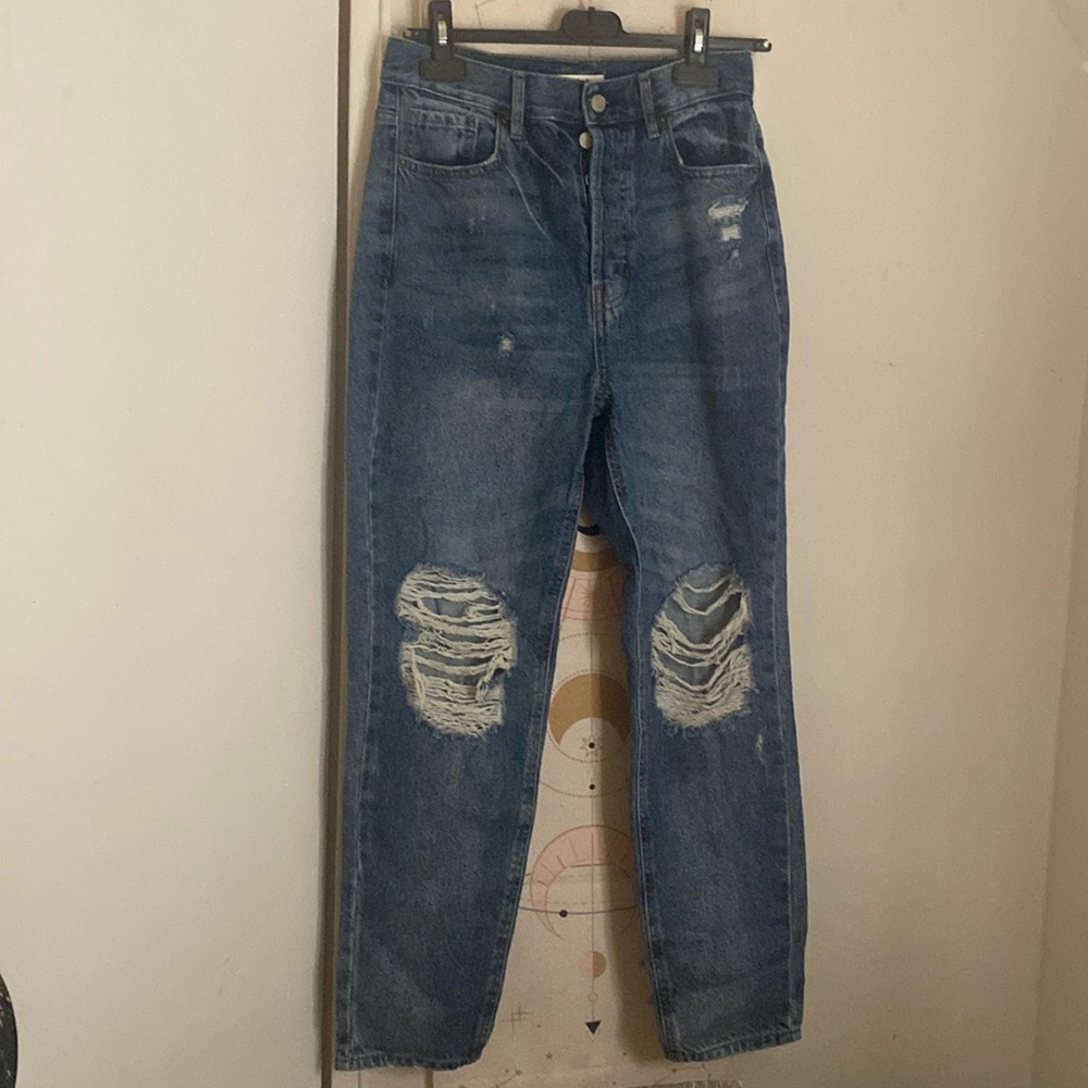 Pacsun ultra high rise ripped jeans